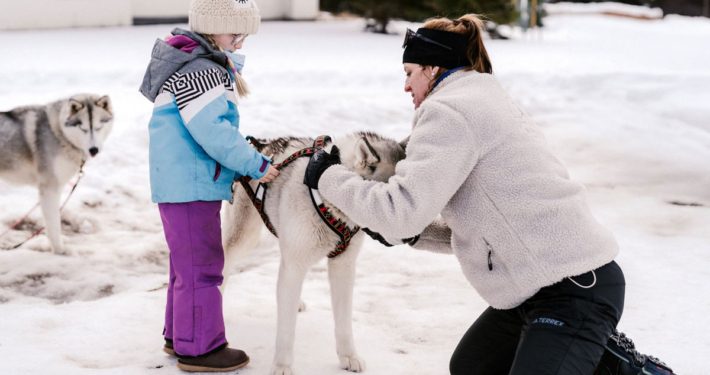 Schlittenfahren mit Huskys für Kinder Husky Touren Abtenau Tennengau Husky Schlittenfahrten Postalm Schneeschuhwanderungen Husky Schlittenrennen